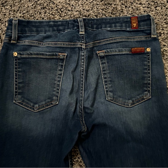 7 for all Mankind B(AIR) Authentic The Ankle Skinny Denim Jeans Size 28 - Picture 7 of 12